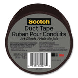 Scotch® Duct Tape, 3" Core, 1.88" x 20 yds, Jet Black (MMM920BLKC) Each