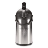 Coffee Pro Stainless Steel Airpot, 192 oz, Silver/Black (OGFCPAP35) Each