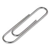 Officemate Giant Paper Clips, Jumbo, Smooth, Silver, 100/Box (OIC633858) Box of 10