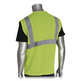 PIP ANSI Class 2 Hook and Loop Safety Vest, X-Large, Lime (PID302MVGLYXL) Each