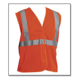 PIP ANSI Class 2 Hook and Loop Safety Vest, Medium, Hi-Viz Orange (PID302MVGORM) Each