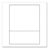 PrintWorks® Professional Perforated Paper, 92 Bright, Perforated 3.67 from Bottom, 24 lb Bond Weight, 8.5 x 11, White, 500 Sheets/Ream, 5 Reams/Carton (PWK04126) Each