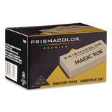 Prismacolor® MAGUC RUB Eraser, For Pencil/Ink Marks, Rectangular Block, Medium, Off-White, 432/Carton (SAN73201CT) Case of 432