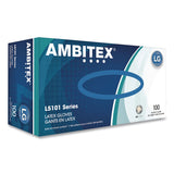 AMBITEX® L5101 Series Powdered Latex Gloves, Large, 4 mil Thick, 9" Long, Cream, 100/Box, 10 Boxes/Carton (TXILLG5101CT) Case of 1000