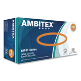 AMBITEX® L5101 Series Powdered Latex Gloves, Medium, 4 mil Thick, 9" Long, Cream, 100/Box, 10 Boxes/Carton (TXILMD5101CT) Case of 1000