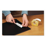 Post-it® Labeling and Cover-Up Tape, Non-Refillable, 1" x 19.44 yd, White Tape, Clear Dispenser, 24/Carton (MMM658CASE) Case of 24