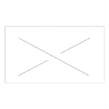 Garvey® Blank Label, 0.47" x 0.86", White, 1,222 Labels/Roll, 9 Rolls/Pack (GRV221204500) Pack of 11000
