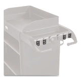 Rubbermaid® Commercial QuickClips, for Rubbermaid Commercial FG618900BLA/2202581, Resin, Black, 6/Carton (RCP2202589) Case of 6