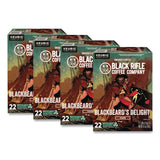 Black Rifle® Coffee Company Blackbeard's Delight Coffee K-Cups, 22/Box, 4 Boxes/Carton (GMT0430CT) Case of 88