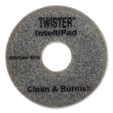 Diversey™ Twister Floor Pad, 8.86" Diameter, Gray, 2/Pack (DVODD1231448) Case of 2