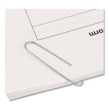 Officemate Giant Paper Clips, Jumbo, Smooth, Silver, 100/Box (OIC633858) Box of 10