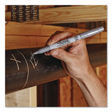 Sharpie® Metallic Fine Point Permanent Markers, Fine Bullet Tip, Metallic Silver, 48/Carton (SAN39109PPCT) Each