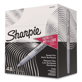 Sharpie® Metallic Fine Point Permanent Markers, Fine Bullet Tip, Metallic Silver, 48/Carton (SAN39109PPCT) Each