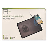 Vivitar® DeskTek TapCharge Mousepad, Qi Wireless Charging, Black (SKXTEK8047) Each