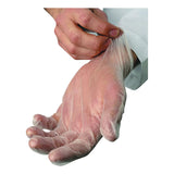 AMBITEX® V200 Series Powder-Free Vinyl Exam Gloves, Medium, 4 mil Thick, 9" Long, Clear, 100/Box, 10 Boxes/Carton (TXIVMD200CT) Case of 1000