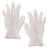AMBITEX® V5201 Series Powder-Free Vinyl Gloves, Small, 3 mil Thick, 9" Long, Clear, 100/Box, 10 Boxes/Carton (TXIVSM5201CT) Case of 1000