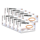 AMBITEX® V200 Series Powder-Free Vinyl Exam Gloves, Small, 4 mil Thick, 9" Long, Clear, 100/Box, 10 Boxes/Carton (TXIVSM200CT) Case of 1000