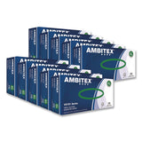 AMBITEX® V5101 Series Latex-Free Lightly Powdered Vinyl Gloves, X-Large, 3 mil Thick, 9" Long, Clear, 100/Box, 10 Boxes/Carton (TXIVXL5101CT) Case of 1000