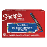 Sharpie® Creative Markers, Bullet Tip, Parang, 6/Pack (SAN2218115) Pack of 6