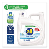 all® Free Clear HE Laundry Detergent, 154 oz Bottle, 2/Carton (DIA47465) Case of 2
