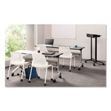 Safco® Flip-N-Go Training Tabletop, Rectangular, 60w x 24d, Folkstone (MLN2460TFLK4) Each