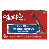 Sharpie® Creative Markers, Bullet Tip, Emerald Green, 6/Pack (SAN2218064) Pack of 6