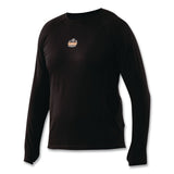 ergodyne® N-Ferno 6435 Midweight Long Sleeve Base Layer Shirt, 5X-Large, Black (EGO40209) Each