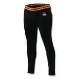 ergodyne® N-Ferno 6480 Midweight Base Layer Pants, 4X-Large, Black (EGO40808) Each
