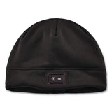 ergodyne® N-Ferno 6801 Winter Skull Cap with LED Rechargeable Light, Fleece, One Size Fits Most, Black (EGO16792) Each