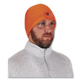 ergodyne® N-Ferno 6801 Winter Skull Cap with LED Rechargeable Light, Fleece, One Size Fits Most, Orange (EGO16791) Each
