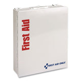 First Aid Only™ SmartCompliance Food Service First Aid Kit for 25 People, 137 Pieces, Metal Case (FAO1350FAE0103) Each