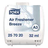Tork® Constant Air Freshener Refill, Breeze, 32 mL, 6/Carton (TRK257020) Case of 6