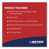 Betco® pH7 Floor Cleaner, Lemon Scent, 1 gal Bottle (BET1380400EA) Each