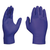 AMMEX® Professional Nitrile Exam Gloves, Powder-Free, Large, 3 mil Thick, Indigo, 100/Box (AXCAINPF46100) Box of 100
