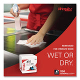 WypAll® GeneralClean X50 Cleaning Cloths, 12 x 12.5, White, 84/Pack, 12 Packs/Carton (KCC39005) Case of 12