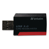 Verbatim® USB 3.0 Pocket Card Reader (VER98538) Each