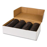 Inteplast Group Low-Density Commercial Can Liners, 30 gal, 0.58 mil, 30" x 36", Black, Interleaved Roll, 25 Bags/Roll, 10 Rolls/Carton (IBSWSL3036HVK) Case of 250