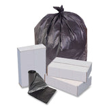 Inteplast Group Low-Density Commercial Can Liners, 30 gal, 0.58 mil, 30" x 36", Black, Interleaved Roll, 25 Bags/Roll, 10 Rolls/Carton (IBSWSL3036HVK) Case of 250