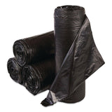 Inteplast Group Low-Density Commercial Can Liners, 30 gal, 0.58 mil, 30" x 36", Black, Interleaved Roll, 25 Bags/Roll, 10 Rolls/Carton (IBSWSL3036HVK) Case of 250