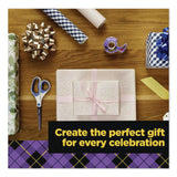 Scotch® Gift Wrap Tape with Dispenser, 1" Core, 0.75" x 300", Transparent, 3/Pack (MMM7000048114) Each