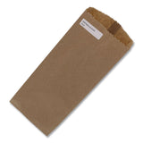 Ross & Wallace Paper Products Grocery Paper Bags, Merchandise Size, 35# Basis Weight, 4 x 2.5 x 11.5, Brown, 500/Bundle (BAG20331500) 1 Bundle