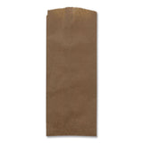 Ross & Wallace Paper Products Grocery Paper Bags, Merchandise Size, 35# Basis Weight, 4 x 2.5 x 11.5, Brown, 500/Bundle (BAG20331500) 1 Bundle