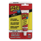 Flex Seal Products® Flex Glue Super Strong Waterproof Glue, 0.75 oz, Dries White, 24/Carton (FSGGFSWHTMINI) Case of 24