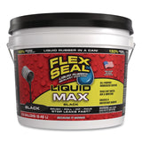 Flex Seal Products® Flex Seal Liquid Rubber Sealant Coating Liquid Max, 2.5 gal Bucket, Dries Black (FSGLFSMAXBLK02) Each