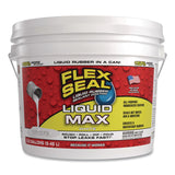 Flex Seal Products® Flex Seal Liquid Rubber Sealant Coating Liquid Max, 2.5 gal Bucket, Dries White (FSGLFSMAXWHT02) Each