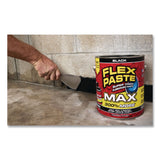 Flex Seal Products® Flex Paste Super Thick Rubberized Paste Max, 12 lb Can, Dries Black, 2/Carton (FSGPFSMAXBLK01) Case of 2