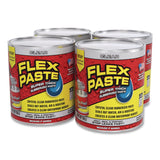 Flex Seal Products® Flex Paste Super Thick Rubberized Paste, 26 oz Can, Dries Clear, 4/Carton (FSGPFSCLRR32) Case of 4