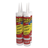 Flex Seal Products® Flex Paste Super Thick Rubberized Paste, 9 oz Cartridge, Dries White, 4/Carton (FSGPFSWHTR10) Case of 4