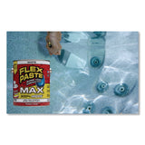 Flex Seal Products® Flex Paste Super Thick Rubberized Paste Max, 12 lb Can, Dries White, 2/Carton (FSGPFSMAXWHT01) Case of 2