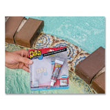 Flex Seal Products® Pool Patch and Repair Kit, Flex Glue Mini Clear 0.6 oz Tube and (2) Flex Tape Mini Clear Patches 3" x 4", 12/Carton (FSGPOOLKITMINI) Case of 12